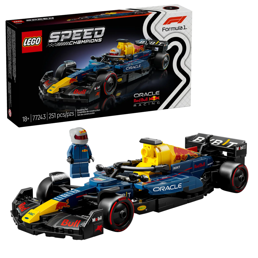LEGO 77243 Red Bull RB20 F1 Racing Car – Build High Speed Racing Icon
