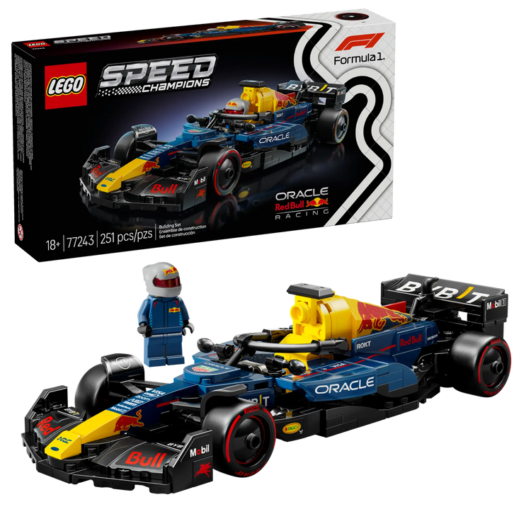 LEGO 77243 Red Bull RB20 F1 Racing Car – Build High Speed Racing Icon