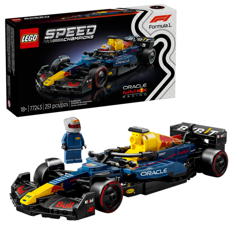 LEGO 77243 Red Bull RB20 F1 Racing Car – Build High Speed Racing Icon