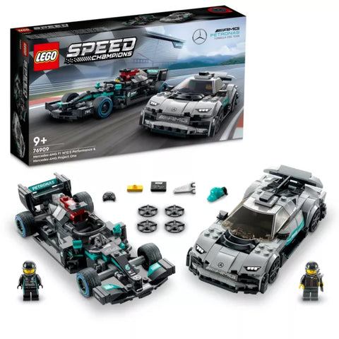 Dark Slate Gray LEGO 76909 Mercedes Amg F1 and Project 1 THE DREAM FACTORY 76909.webp Building Sets and Construction Toys