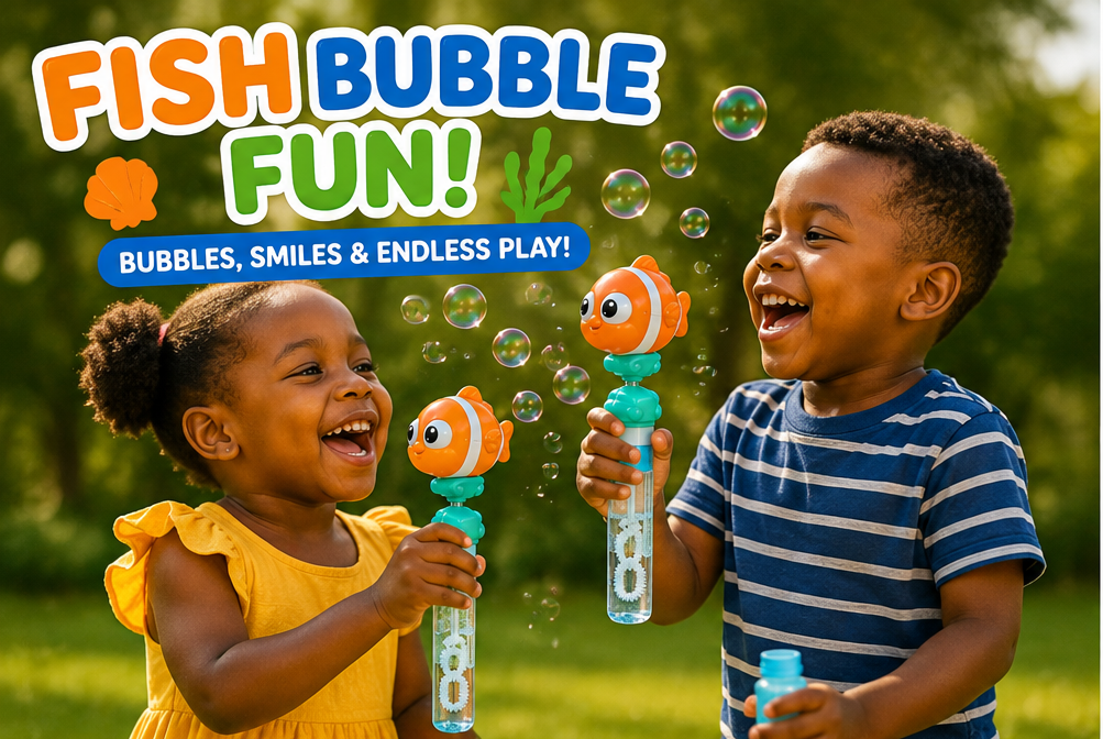 Fish Rattle Bubble Wand LKT030525