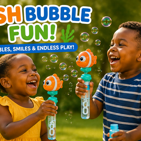 Fish Rattle Bubble Wand LKT030525