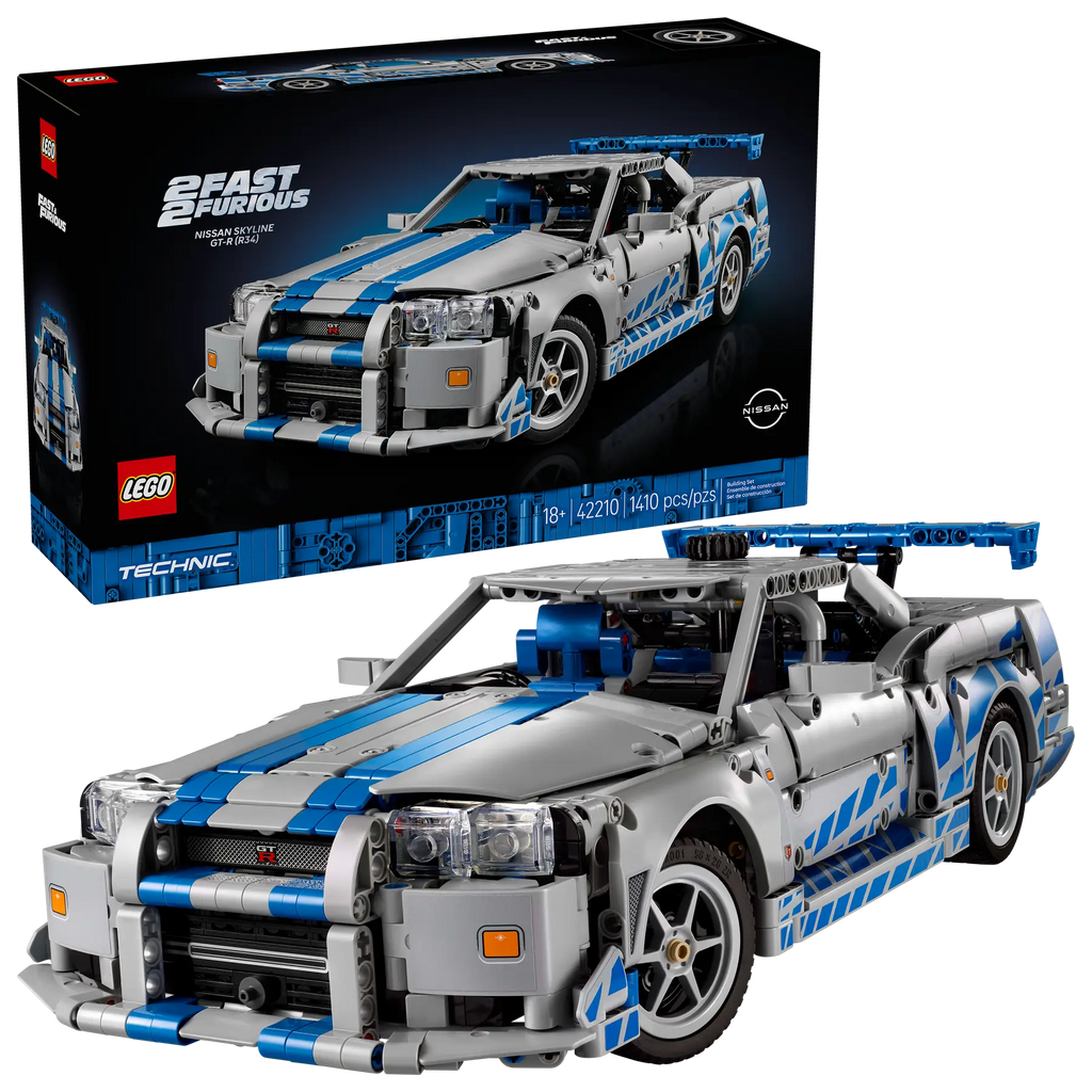 LEGO 42210 Nissan Skyline GTR R34 Car – Legendary JDM Build
