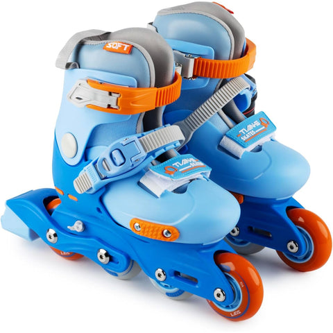 Light Blue Kids Inline Skates Set - Adjustable Roller Skates for Girls & Boys - Complete Set with Helmet & Pads - ABEC-7 Bearings - Size L (36-39) HALSON ENTERPRISE 1_372a2412-c1b1-4ff3-9f94-36d1dff2f35b.jpg Outdoor and Active Play