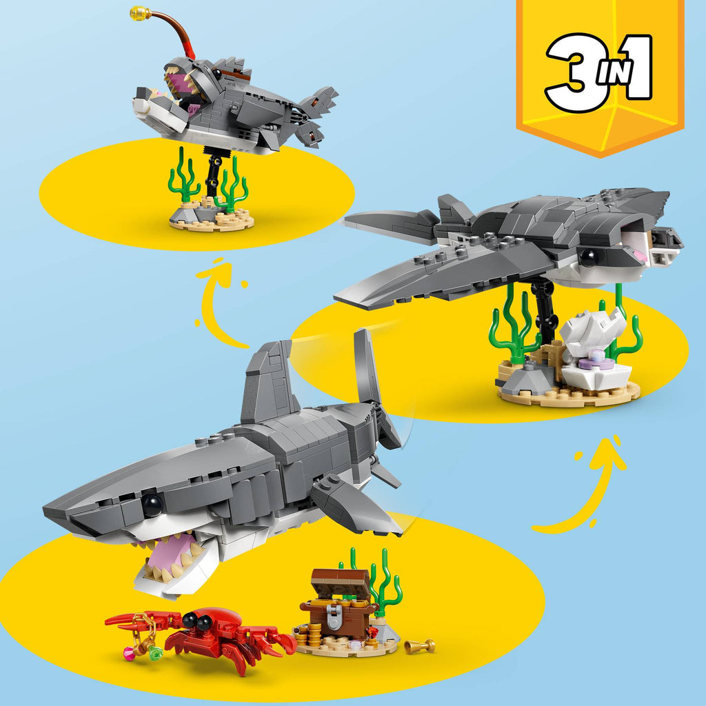 LEGO 31381 Fierce Shark with a Treasure Chest