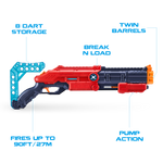 Dark Slate Gray XSHOT Excel Ultimate Shootout Pack 36251 (4 Blasters 48 Darts, 6 Cans) by ZURU Toyzoona 36251-Ultimate_shootout_pk-02.png Battling Toys