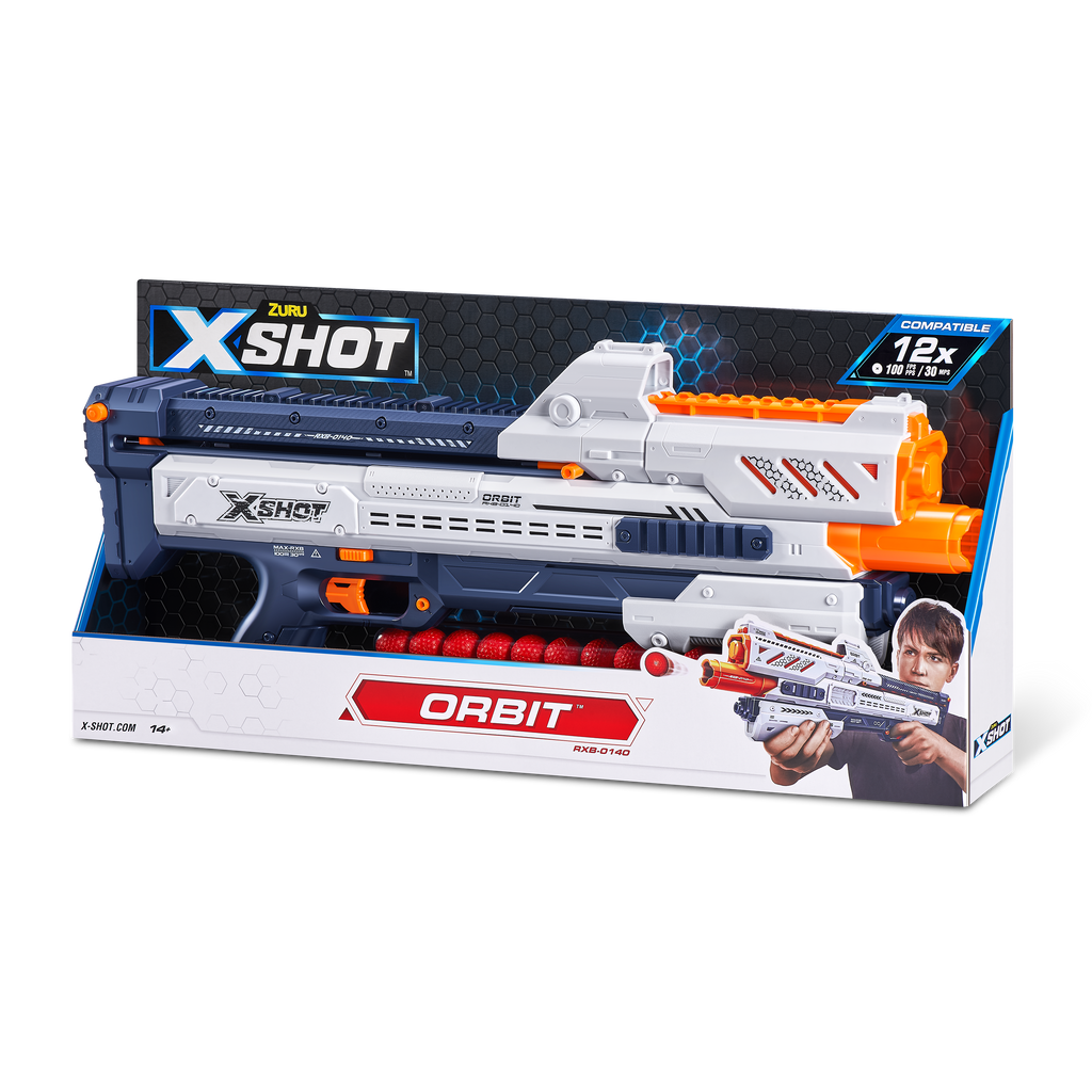 Buy Zuru X Shot Dart Ball Orbit 36281 Dual Action Toy Blaster