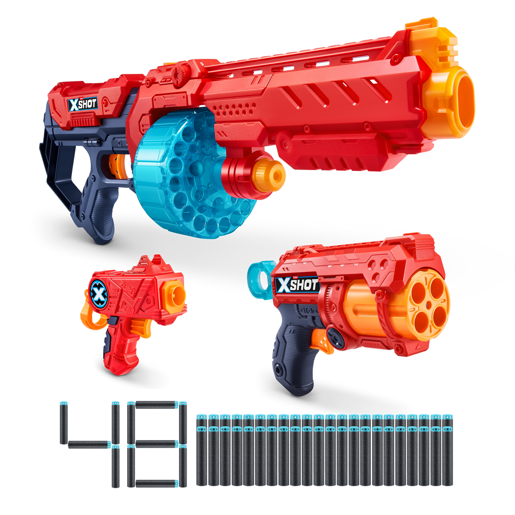 Shop Zuru X Shot Excel Combo Pack 36345 Dart Blaster Set for Kids