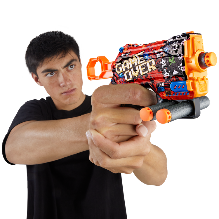 Rosy Brown XSHOT Skins Menace Dart Blaster 36515 (8 Darts) by ZURU HALSON ENTERPRISE 36515B_X-SHOT-SKINS-MENACE-GAME_Over_Lifesytle_01.png Battling Toys
