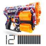 Chocolate XSHOT Skins Dread Dart Blaster 36517 (12 Darts) by ZURU Toyzoona 36517Q_X-SHOT_SKINS_DREAD_Malice_Ecom_Hero_01.png Battling Toys