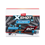 White Smoke Zuru X Shot Darts Refill 36587 Toyzoona 36587_X-SHOT-Excel20PKRefillDartsFoilbag_FrontalofPack_01.png Action Figures and Play Sets