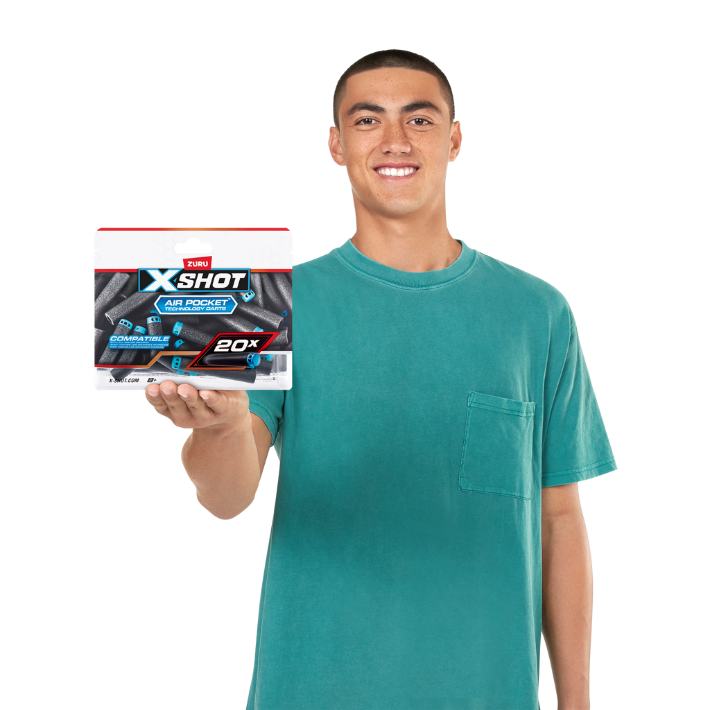 Black Zuru X Shot Darts Refill 36587 Toyzoona 36587_X-Shot_Excel_DartsRefillPack_20Darts__Lifestyle_01.png Action Figures and Play Sets