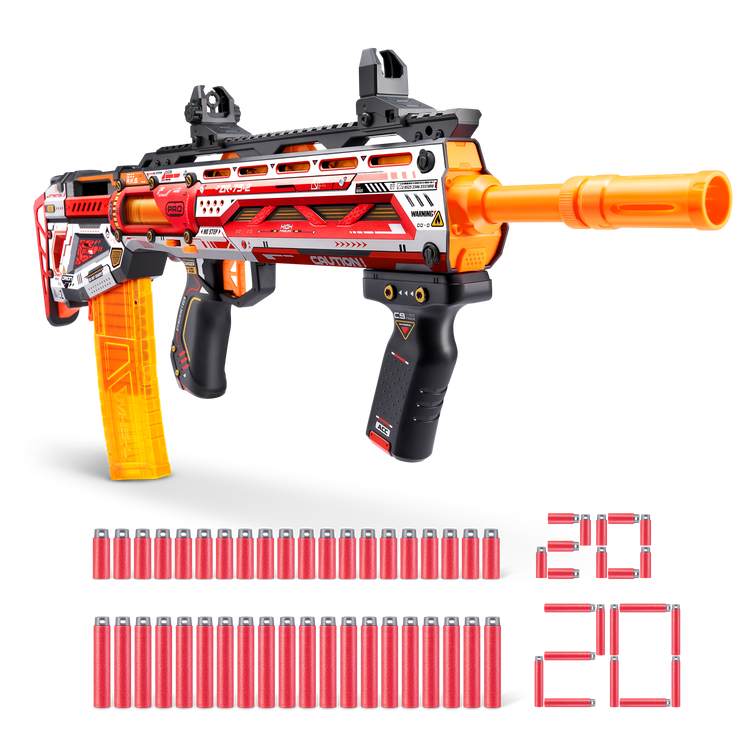 Dark Slate Gray XSHOT Skins Pro Series Longshot Blaster 36600 (40 Darts) by ZURU Toyzoona 36600_X-Shot_SKINS_PRO_SERIES_Longshot_Ecom_Hero_01.png Battling Toys