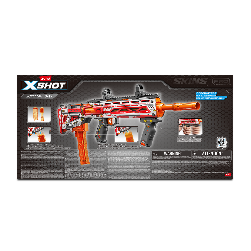 ZURU Pistola 2 XSHOT Skins Laser 360 ZURU Pistola 2 XSHOT Skins Laser 360