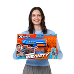 Dark Slate Gray XSHOT Insanity Manic Blaster 36603 (24 Darts) by ZURU Toyzoona 36603_X-Shot_Insanity_Manic_Lifestyle_04.png Action Figures and Play Sets