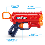 Firebrick XSHOT Excel Micro 2.0 Blaster 36726TQ1 (8 Darts) by ZURU Toyzoona 36726_XSHOT_EXCEL_SERIES_1_MICRO_2.0_8Darts__OOP_03.png Action Figures and Play Sets