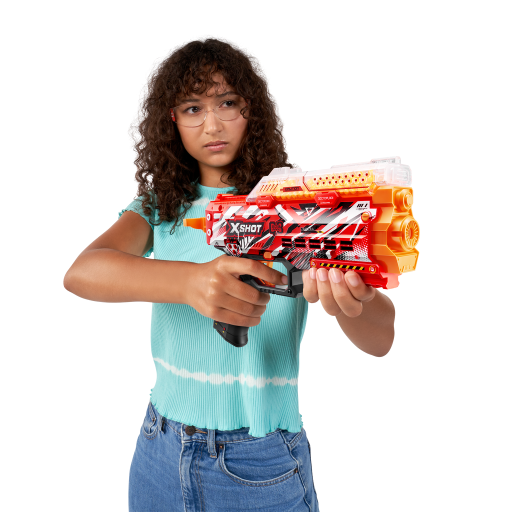 Black Zuru X Shot Hyper Gel 36728 Toyzoona 36728_XSHOTHYPERGELGELFIRESTINGER_Lifestyle_03.png Action Figures and Play Sets