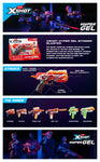 Black Zuru X Shot Hyper Gel 36728 Toyzoona 36728_XSHOT_hyperGelstingerBlaste_EBC.jpg Action Figures and Play Sets