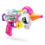 Light Gray Zuru X Shot Blastercorn Unicorn S1 36729 Colorful Blaster Fun HALSON ENTERPRISE 36729_XSHOT_BLASTERCORN-SERIES1-UNICORNBLASTER_OOP_01.png Action Figures and Play Sets