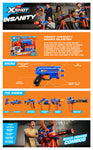 Dark Orange Zuru X Shot Insanity 36795 Toyzoona 36795_XSHOT_InsanityMicroBlaster_EBCImage.jpg Action Figures and Play Sets