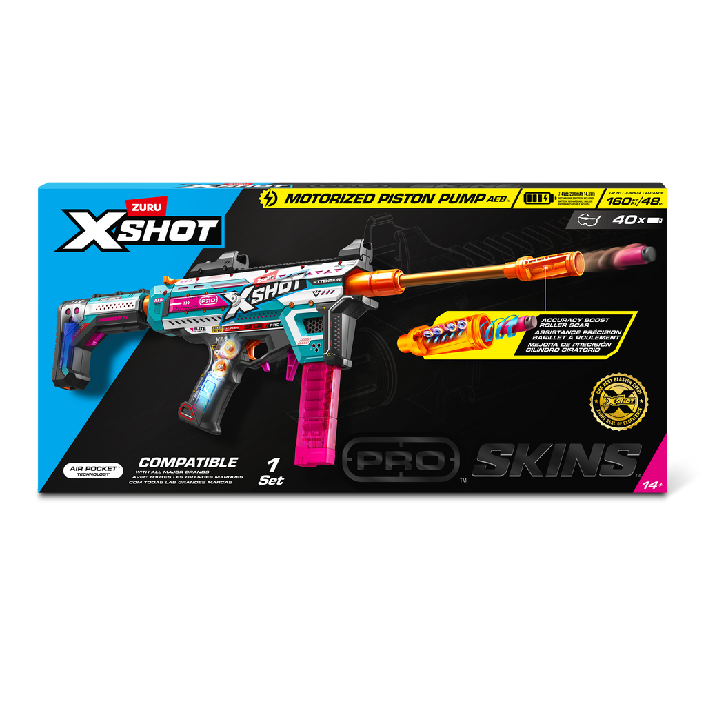 Get Zuru X Shot Pro S1 Motor Blaster Toy For Kids Outdoor Games