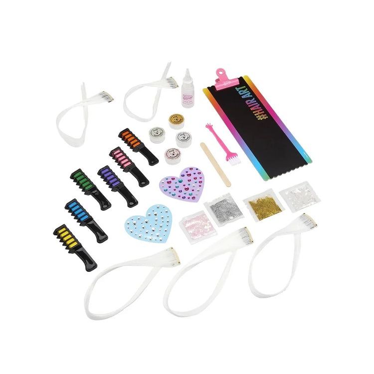 White Smoke Shimmer n Sparkle FX Hair Extension Set – Creative Hair Styling Fun PEEKABOO EXPERIENCE STORE 3_561bca01-0fd2-4b52-87bb-f07b7347572c.webp Arts and Crafts