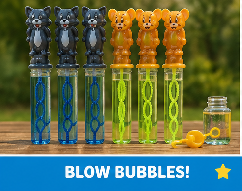 Dodger Blue Cat and Mouse Bubble Stick – bubble blowing toy for kids HALSON ENTERPRISE 3_6628157d-3274-431c-9c6d-7f98850f5f5e.png Outdoor and Active Play