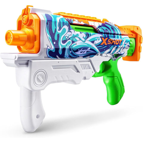 Sea Green XSHOT Fast-Fill Skins Hyperload Water Blaster 11865 by ZURU HALSON ENTERPRISE 3_886e909e-e65d-4a97-a1eb-2ef723e37478.jpg Action Figures and Play Sets
