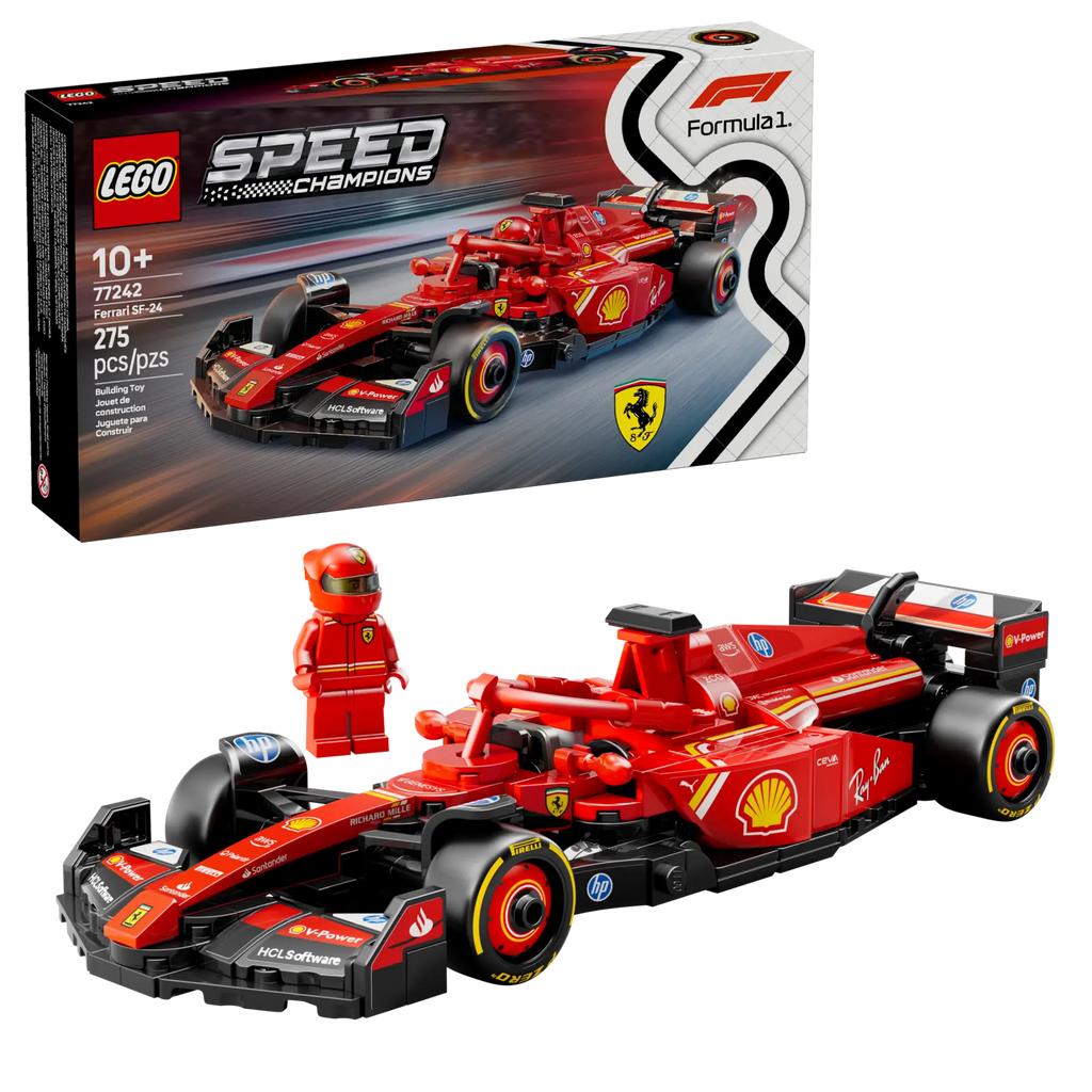 LEGO 77242 Ferrari SF24 F1 Race Car for Ultimate Speed