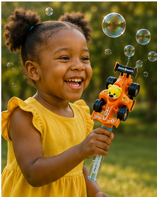 Friction Bear Car Bubble Wand LKT030468