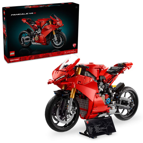 Brown LEGO 42202 Ducati Panigale V4 Motorcycle Build Display Fun THE DREAM FACTORY 42202.jpg Building Sets and Construction Toys