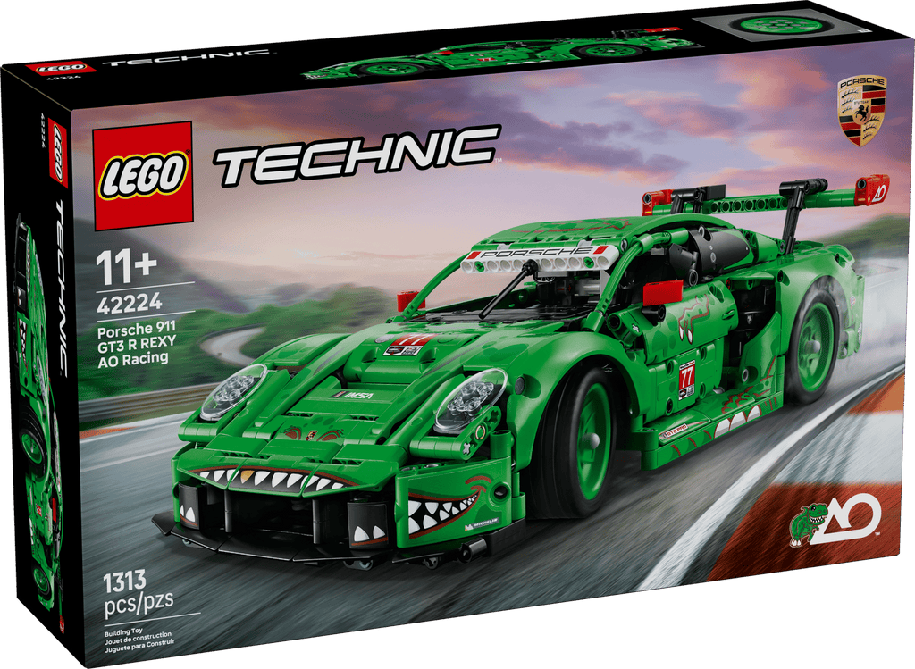 LEGO 42224 Porsche 911 GT3R REXY AO Racing Car
