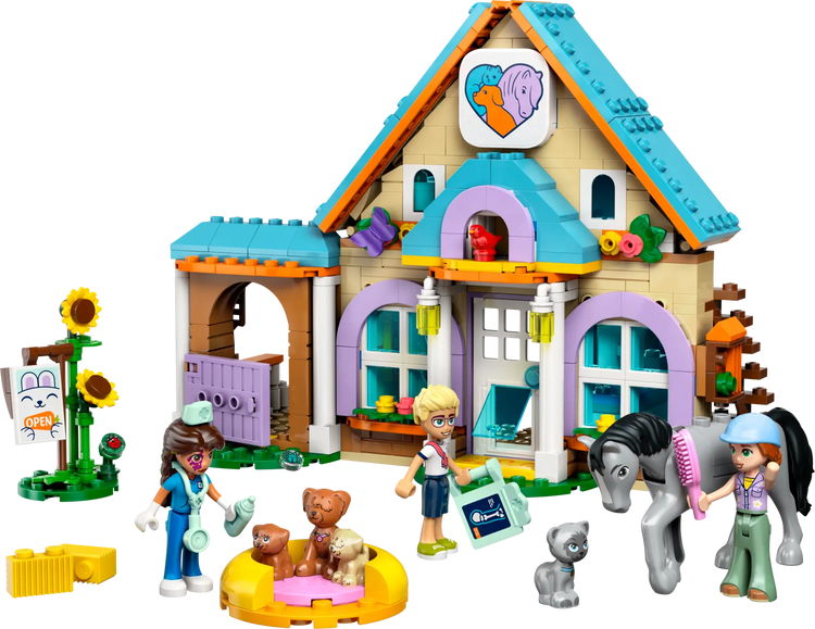 Black LEGO 42651 Horse and Pet Vet Clinic for Animal Lovers THE DREAM FACTORY 42651_Prod_en-gb.webp Building Sets and Construction Toys