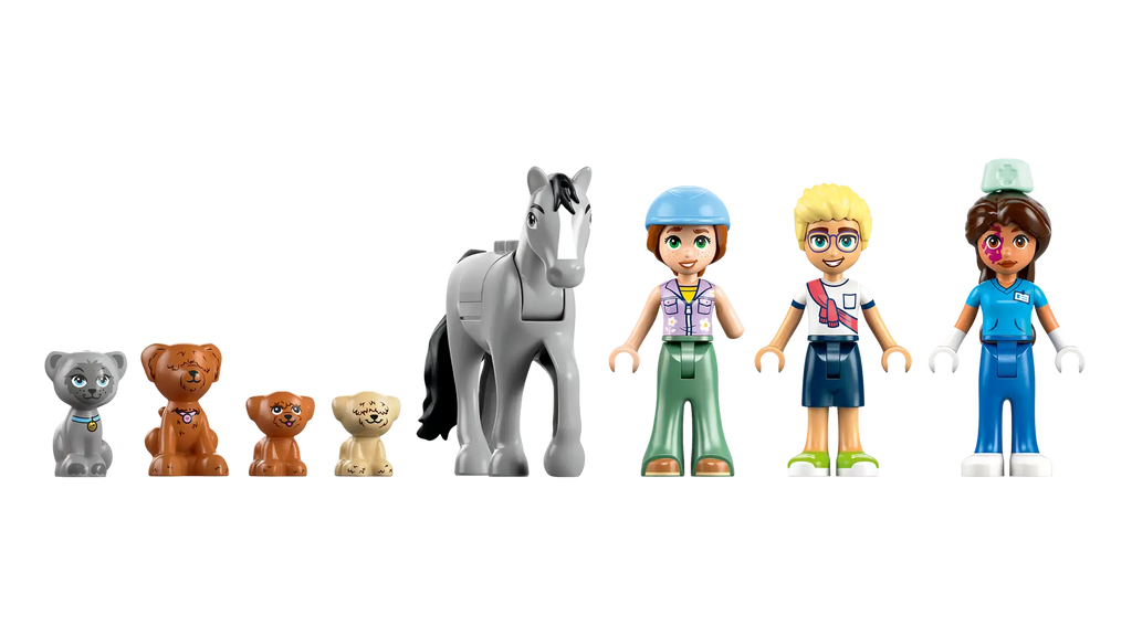 Black LEGO 42651 Horse and Pet Vet Clinic for Animal Lovers THE DREAM FACTORY 42651_WEB_Lineup_NOBG_en-gb.webp Building Sets and Construction Toys