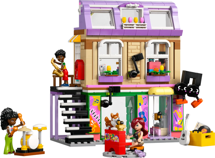 LEGO 42653 Music Store and Apartment for City Life Adventures