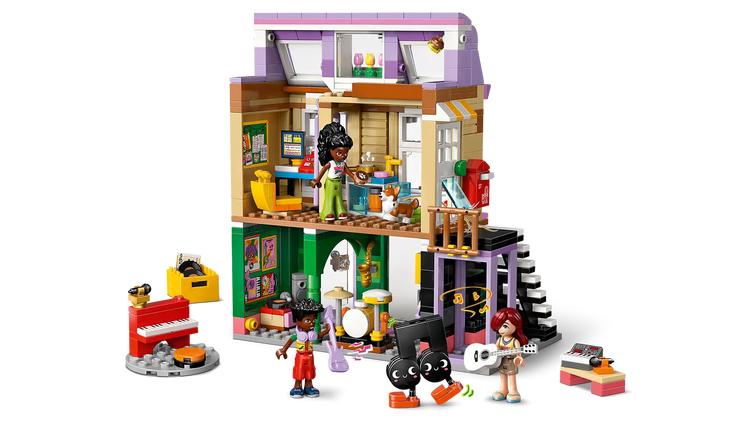 LEGO 42653 Music Store and Apartment for City Life Adventures