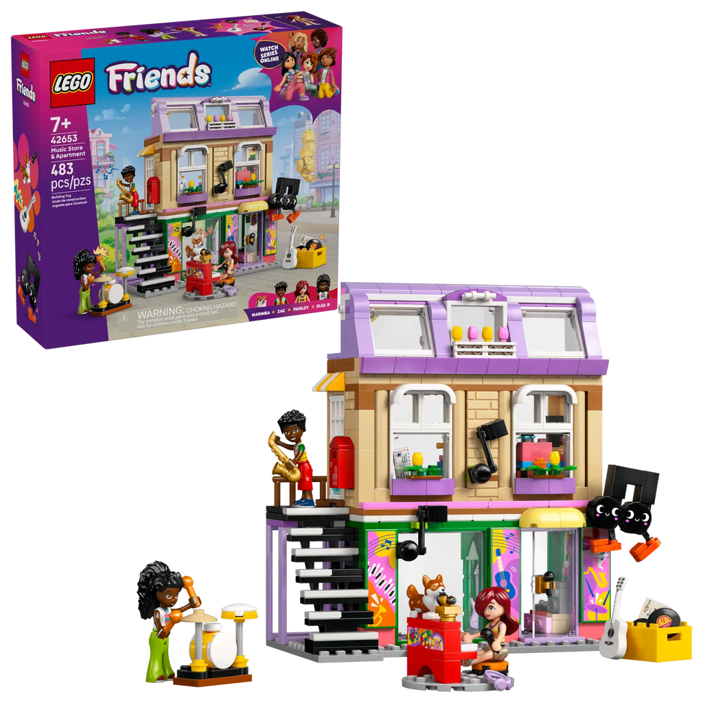 LEGO 42653 Music Store and Apartment for City Life Adventures