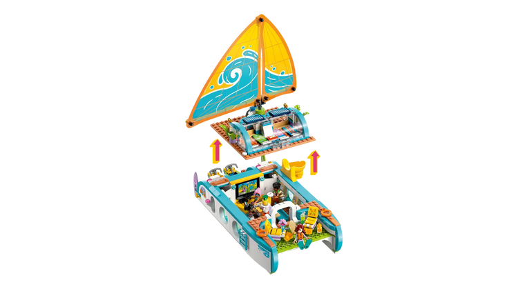 LEGO Travel Boat Adventure Exciting Sea Voyage Model 42664