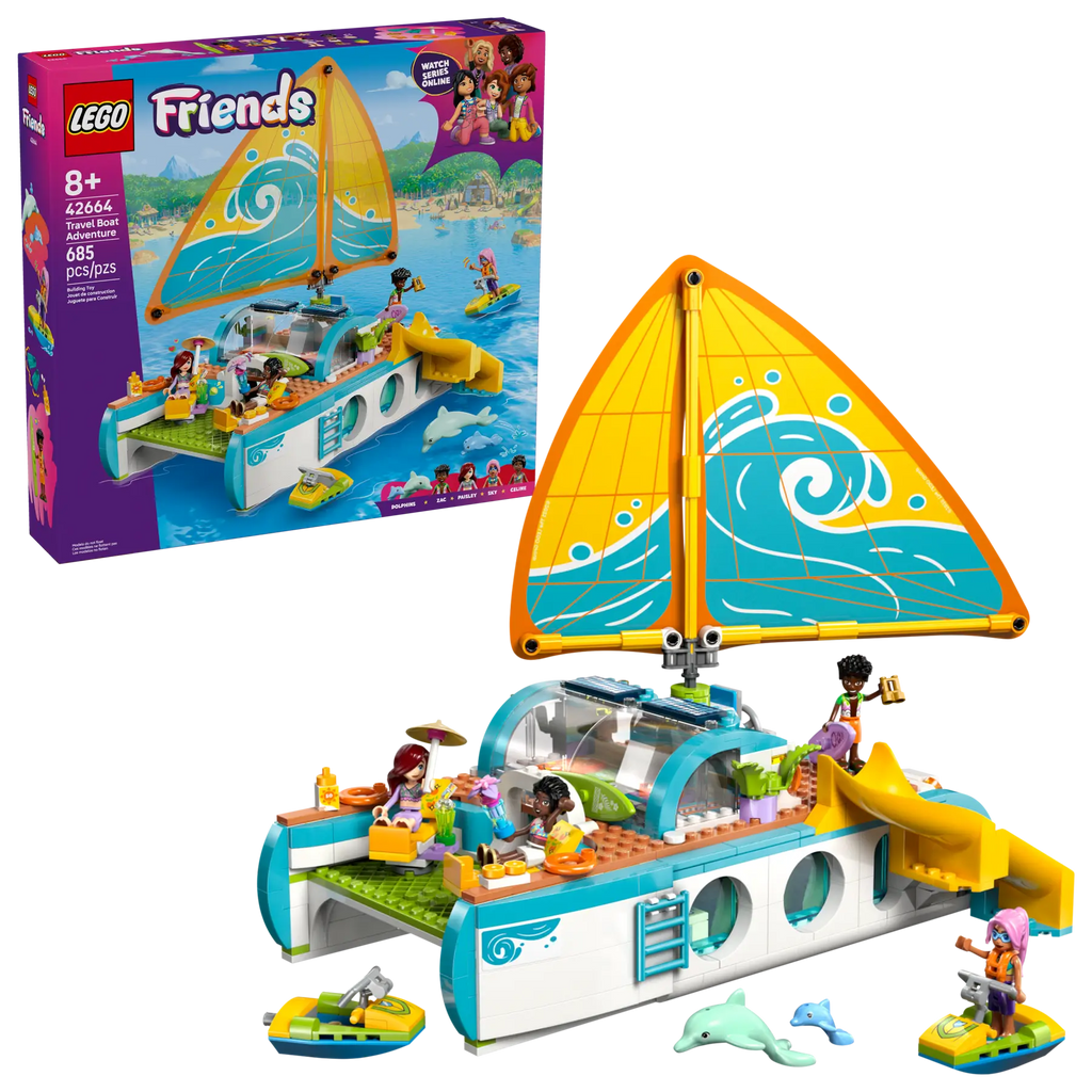 LEGO Travel Boat Adventure Exciting Sea Voyage Model 42664