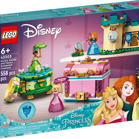 LEGO 43203 Aurora Merida & Tiana's Enchanted Creations