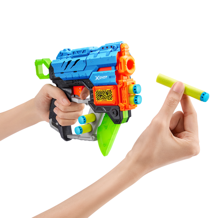 Tan XSHOT Dino Attack Extinct Blaster 4870 (8 Darts, 1 Egg) by ZURU Toyzoona 4870_X-Shot_Dino_Attack_Extinct_Lifestyle_03.png Action Figures and Play Sets