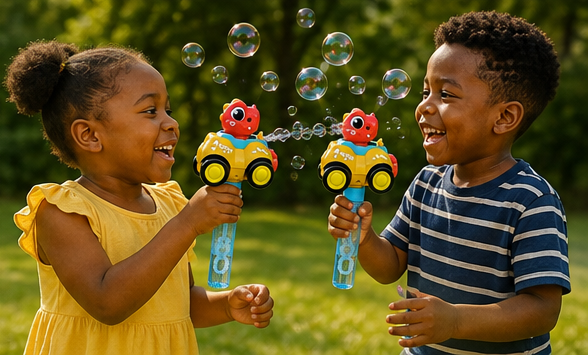 Dino Car Bubble Wand LKT030599