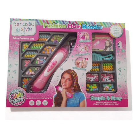 Rosy Brown Fashion Hair Beading Set for Young Stylists HALSON ENTERPRISE 4dd0d16b-066f-453c-994a-215b6b35780b-Photoroom.jpg Costume, Dress Up and Apparel