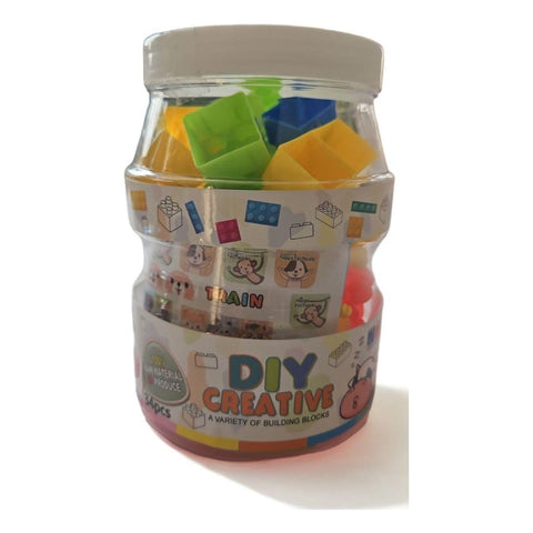 Dim Gray DIY Creative 34-Piece Building Blocks Set HALSON ENTERPRISE 4f81a7d8-bdec-4e41-b527-1b994b6b2abf-Photoroom.jpg Building and Construction