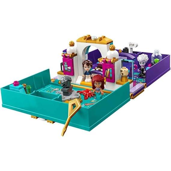 Dark Cyan Lego 43213 The Little Mermaid Story Book THE DREAM FACTORY 51ZThBriQlL._AC_SX569.jpg Building Sets and Construction Toys