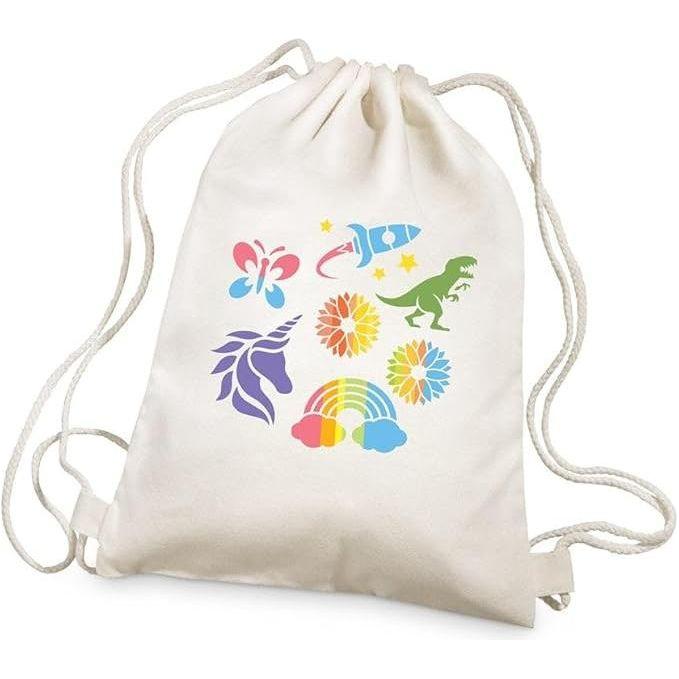Antique White Personalize with 4M Stencil Backpack Kit 04788 HALSON ENTERPRISE 51bZIH0iTpL._AC_SX679.jpg Educational Toys