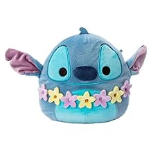 Squishmallow Disney Stitch with Flowers