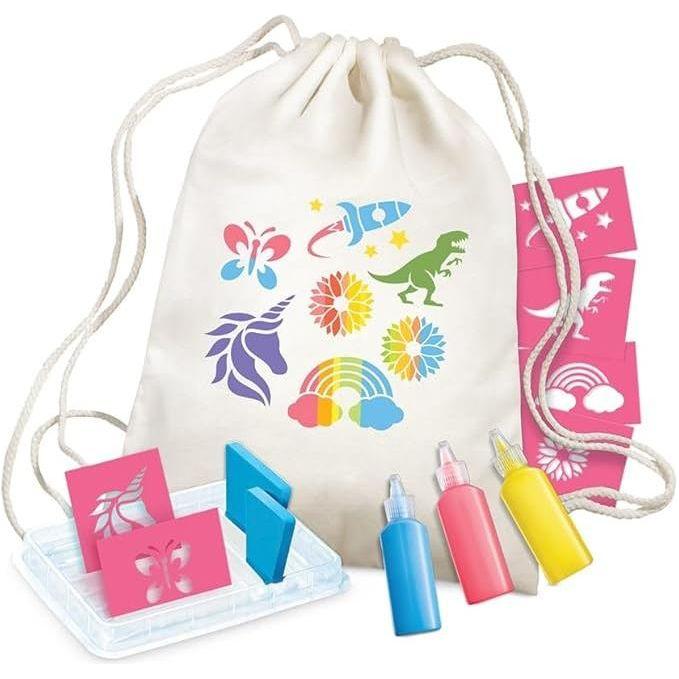 Antique White Personalize with 4M Stencil Backpack Kit 04788 HALSON ENTERPRISE 51sBGPPuD-L._AC_SX679.jpg Educational Toys