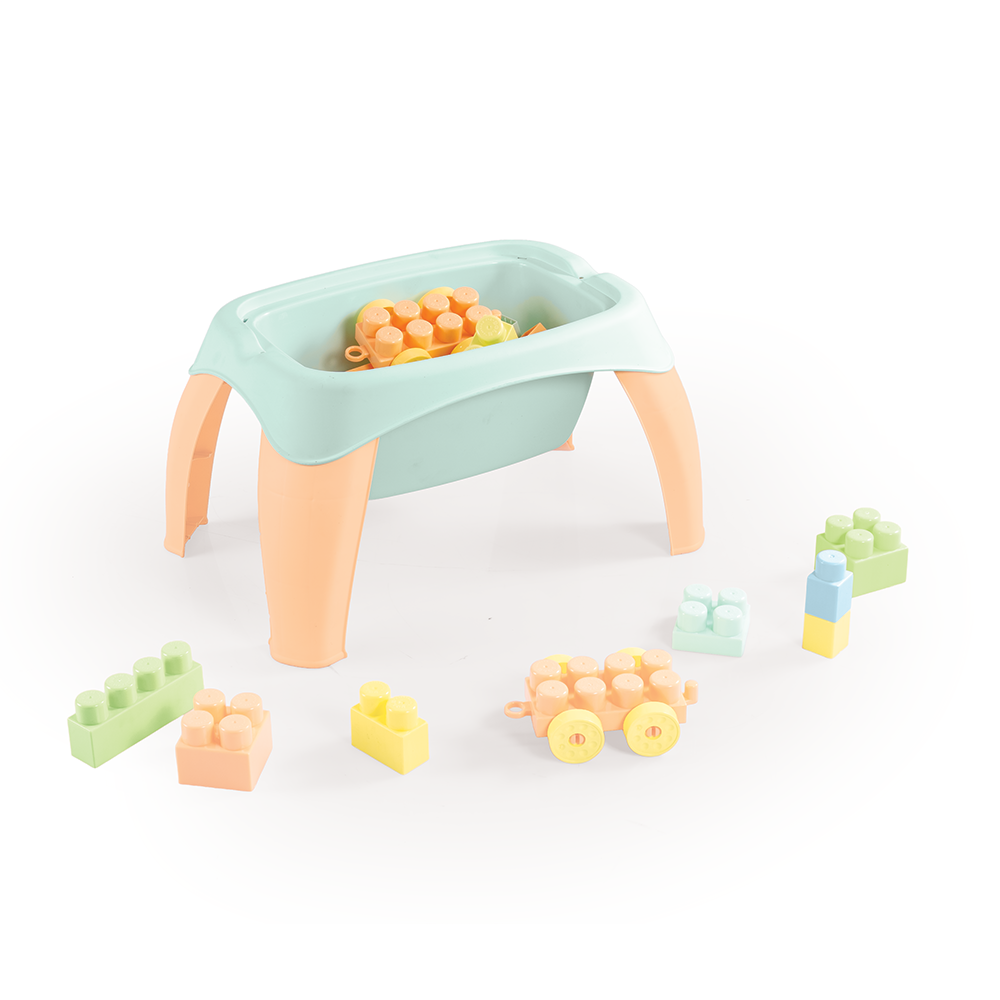 White Smoke DOLU Activity Table with 30PCS 5211 Toyzoona 5211-a.png Baby and Toddler Toys