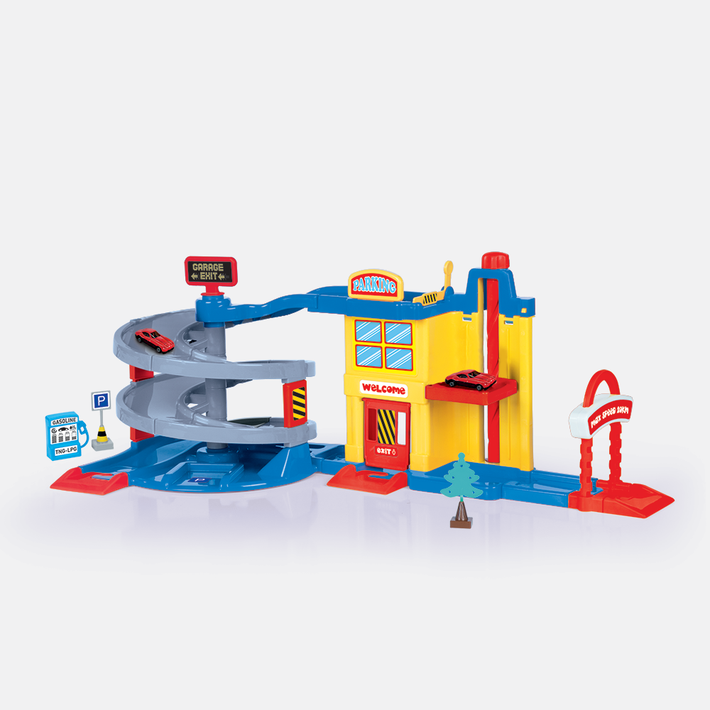 White Smoke DOLU Garage 5226 Toyzoona 5226-a.png Action Figures and Play Sets